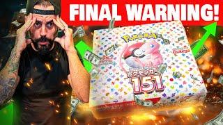 It’s over… Japanese 151 Pokemon Cards Are Out of Control