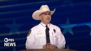 WATCH: Bexar County sheriff speaks at 2024 Democratic National Convention | 2024 DNC Night 3