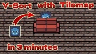 Y Sort with Tilemap | Godot 4 | 3 minutes