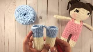 How To Attach Crocheted Doll's Legs