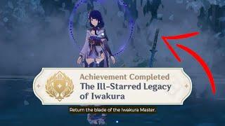 Return the blade of the Iwakura Master Achievement Genshin Impact 2.4