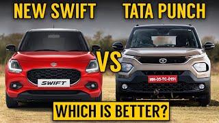 New Swift Vs Tata punch | swift 2024 vs tata punch comparison | Which is better? Swift vs punch