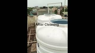 water tank cleaning and solar panel cleaning #shorts #viralvideo #cleaning