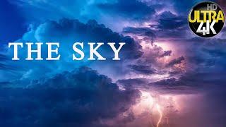 4K.  Релакс Небо и Облака видео 4к.  CLOUDS FLOATING IN THE SKY for 4K. Фон.