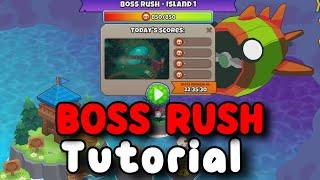 Boss Rush | 116 Boss Pops | Map 1 | BTD6 Tutorial