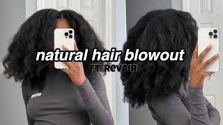 HOW I BLOWOUT MY HAIR USING THE REVAIR BLOW DRYER (type 4)