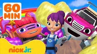 Blazing Speed Girl Power Rescues! w/ Gabby | 60 Minutes of Blaze and the Monster Machines | Nick Jr.