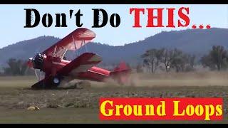 The Ground Loop and Tailwheel Landings In Crosswind