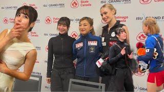 Kaori Sakamoto won the ladies' short program at Skate Canada 2024.Alysa Liu is back in the world top