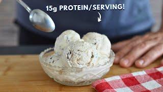 This easy HIGH PROTEIN ICE CREAM will save your summer.