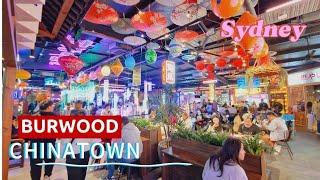 [4K] Walking Burnwood Chinatown Night Markets - Sydney, Australia.