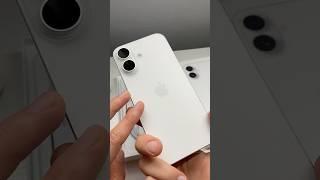 Unpacking the iPhone 16 in white! Zoom in the dark 