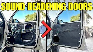 Sound Deadening My Tacoma With Dynamat | Part 3 Doors