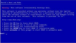 Darik's Boot and Nuke - How to Wipe Your Hard Disk Drive