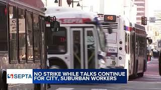 SEPTA workers still on job while negotiations with city, suburban unions continue