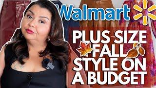 LOOK EXPENSIVE ON A BUDGET  WALMART PLUS SIZE FALL 2024 TRY ON HAUL 