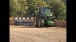 John Deere 6215R with Lemken 7furrow plough