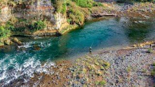 Euro Nymphing the Tongariro River in Early Winter