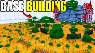 The NEW Army Men BASE BUILDING Simulator has Epic SIEGE BATTLES! - Attack on Toys