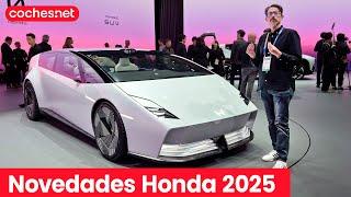 NOVEDADES HONDA 2025 | Primer vistazo | Honda 0 SUV y Saloon en CES Las Vegas | coches.net