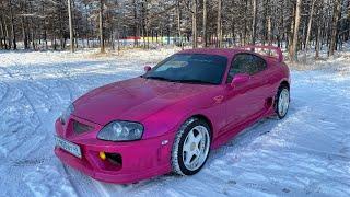 Toyota Supra: приехали в соседнее село на дискотеку )) #Shorts