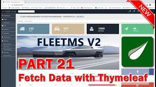 21 - Fetch and Display Data on HTML Using Thymeleaf (Model-Controller-View)