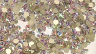 Стразы AA++ Crystal AB ss20 (холодная фиксация)
