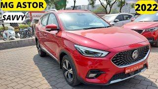 2022 Mg Astor Savvy Petrol Cvt Top Varient In Red Colour  | Moter Jet