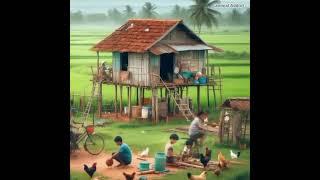suasana desa pagi hari️ #shorts #viralvideo suasana #desa