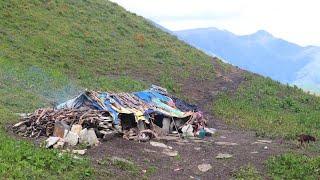 Organic Nepali Mountain Village Life | Shepherd  Food | Most Peaceful And Relaxing Village Life |