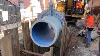 Probst RG-25/75 SAFELOCK Pipe Grab for efficient and safe pipe laying