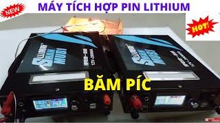 Combo 2 trong 1-Máy kích cá 8 fet tích hợp Pin lithium 80A 28000A-Pin lithium 120A-38000A-0914482135