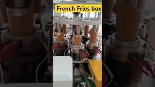 Automatic forming machine paper French fries box bowl machine #machine #shorts