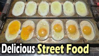 Egg Bread or Egg Cake Is An Amazing Street Food | How to Make Egg Cake