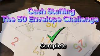 Budget - Completing The 50 Envelope Savings Challenge - Debt Confession - Cash Stuffing