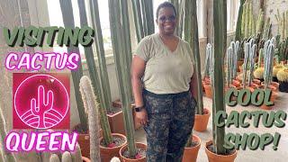 205: I Visited Cactus Queen Cactus Shop! | Largest Columnar CactiIn Town | Downtown, Dallas, Texas