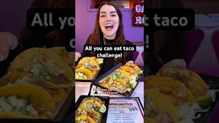 All you can eat taco challenge! #Tacos #Eating #Foodie #FoodChallenge ##MexicanFood #Shorts