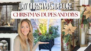 CHRISTMAS DIY DECOR! | MORE DUPES AND EASY DIYS | VINTAGE INSPIRED CHRISTMAS