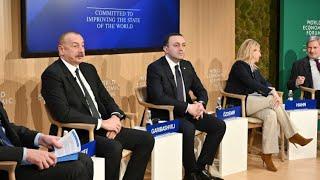 İlham Əliyev Dünya İqtisadi Forumu çərçivəsində keçirilən panel iclasında iştirak edib