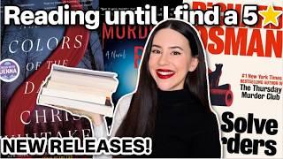 Reading New Mystery Thriller Books Until I Find a 5 Star || Vlog 2024