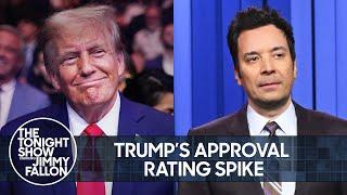 Trump's Approval Rating Surges to 54%, Jin Makes His Solo Tonight Show Debut | The Tonight Show