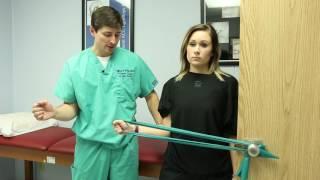 Shoulder Elastic Band Strengthening Exercises