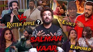 BIGGBOSS18 SALMAN WKD VAAR WHO IS ROTTEN APPLE  VIVIAN DIGVIJAY AVINASH RAJAT VS KARAN ALICE OUT