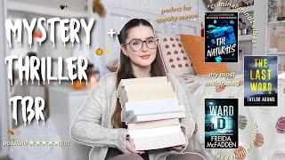 Mystery / Thriller BOOK HAUL (thriller tbr + fall spooky reads)‍️️ | Ella Rose Reads