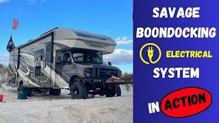 Game Changer:  Savage Electrical Boondocking System IN ACTION