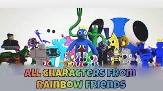 All characters from Rainbow friends 🟠🟡🟢🟣