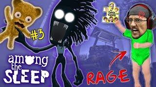 AMONG THE SLEEP Teddy Bear Plays & Shadow Mans HUNGRY! R.I.P !! FGTEEV Super RAGE! (Part 3)