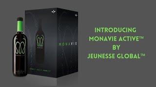 introducing Monavie Active™ by Jeunesse Global™.  Premium AçaVie® Complex.