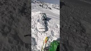 Bury sled to build jump  @basecampmotorsports @skidoo  #skidoo #snowmobile #snowmachine #snow