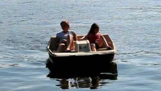 A pedal boat